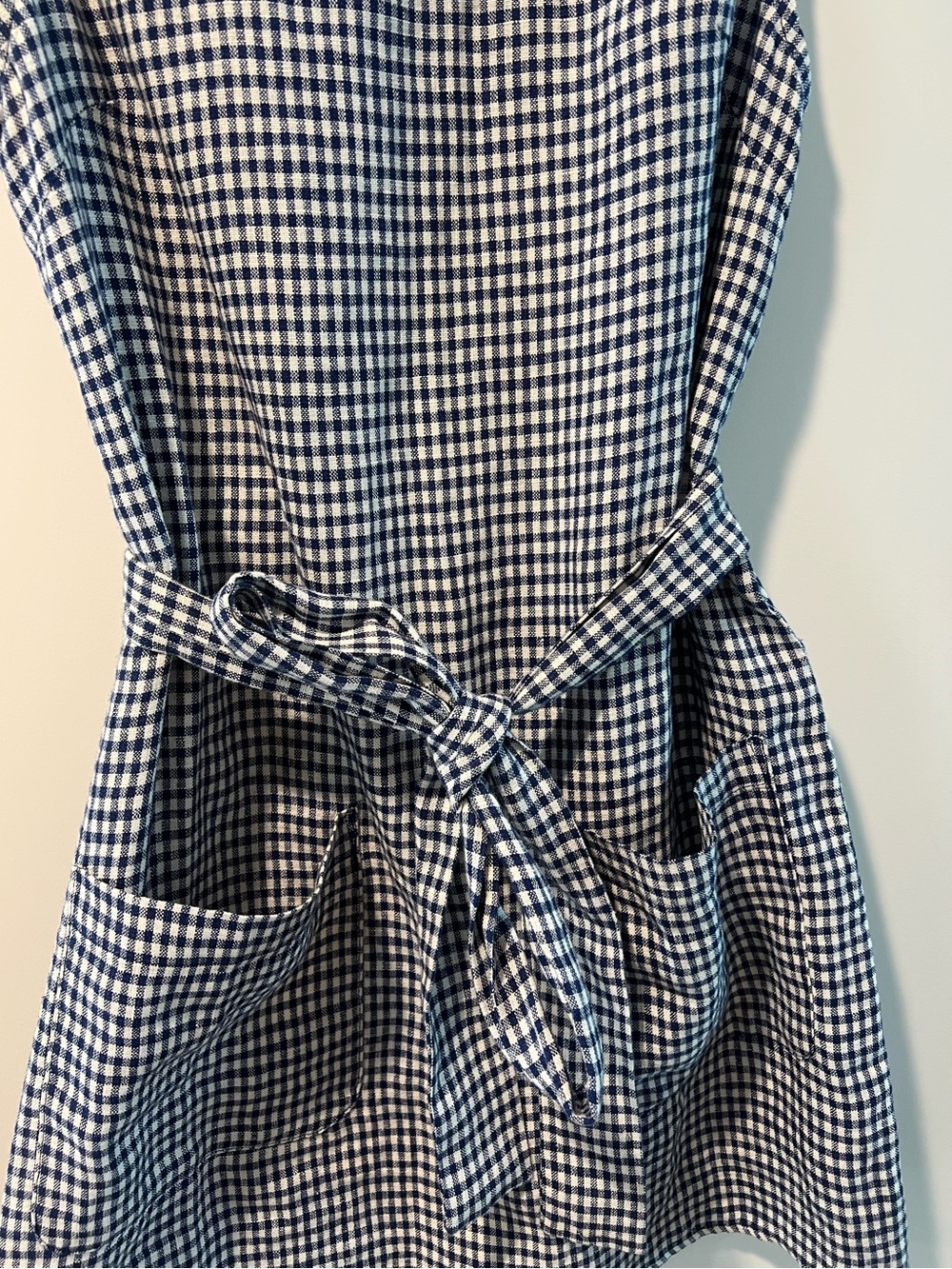 Reformation Blue and White Linen Dress - Picture 5 of 7